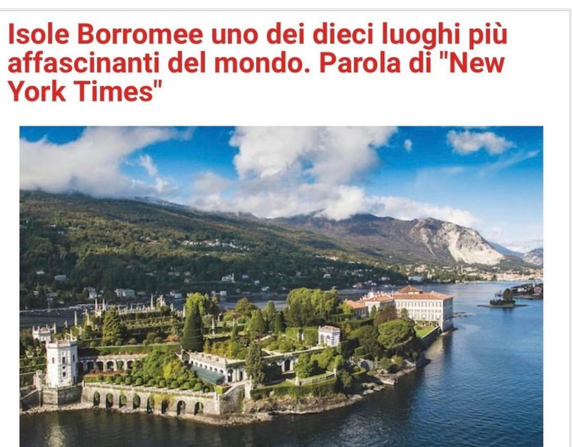 Artelago Silver Panoramic Lake View Baveno Eksteriør billede